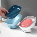 Super Suction Cup Soap Dish with drain water For Bathroom Soap Holder Kithcen Sponge Holder Soap container Bathroom Supplies