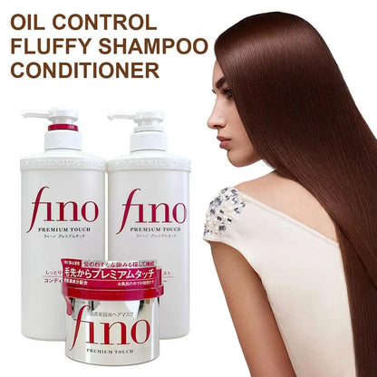 Fino Premium Touch Soaking Beauty Conditioner - Deep Repairing Dry Curly Damaged Hair Long-lasting Moisturizing Oil-controlled