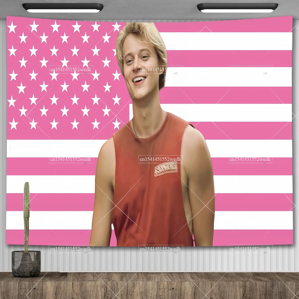 JJ Outerbanks Tapestry JJ Maybank American Flag Aesthetic Bedroom Decoration Obx Outer Banks Tapestrys Home And Garden Banner