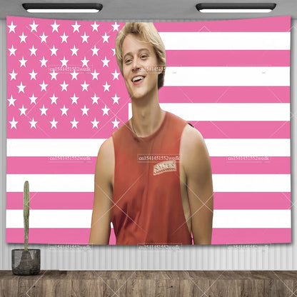 JJ Outerbanks Tapestry JJ Maybank American Flag Aesthetic Bedroom Decoration Obx Outer Banks Tapestrys Home And Garden Banner