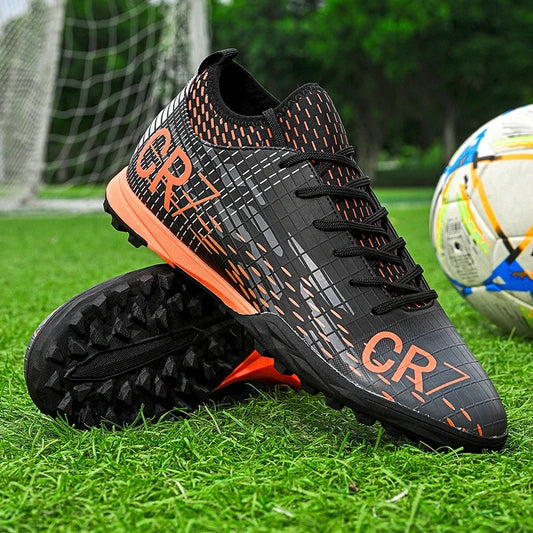 Botas de fútbol para hombre, originales, profesionales, para entrenamiento al aire libre, de alta calidad, con clavos largos.