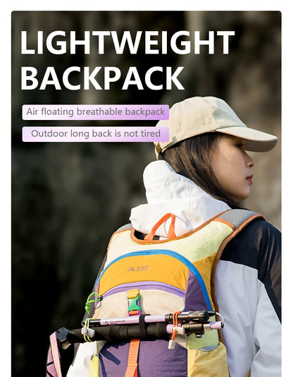 BISINNA 18L Camping Backpack Ultralight Portable Travel Bag for Women and Men Outdoor Hiking Cycling Climbing Fishing