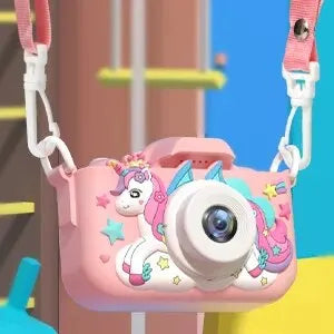 Cámara digital para niños de 1080P HD, cámara de vídeo de 2 pulgadas con funda de silicona, ideal para Navidad y cumpleaños.