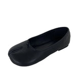 Women Flats Tabi Ninja Shoes Woman Ladies Microfiber Leather Comfy  Flats Split Toe Slippers Soft Bottom Loafers Solid Brief La