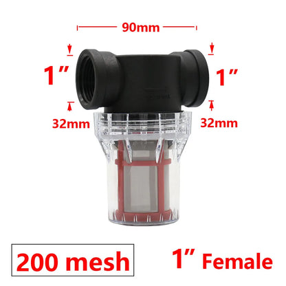 1/2 3/4 1 Inch Watering Filter For IBC Tank Tap Adapter S60 Ton Barrel Joint Garden Irrigation Aquarium Pump Water Gun Strainer