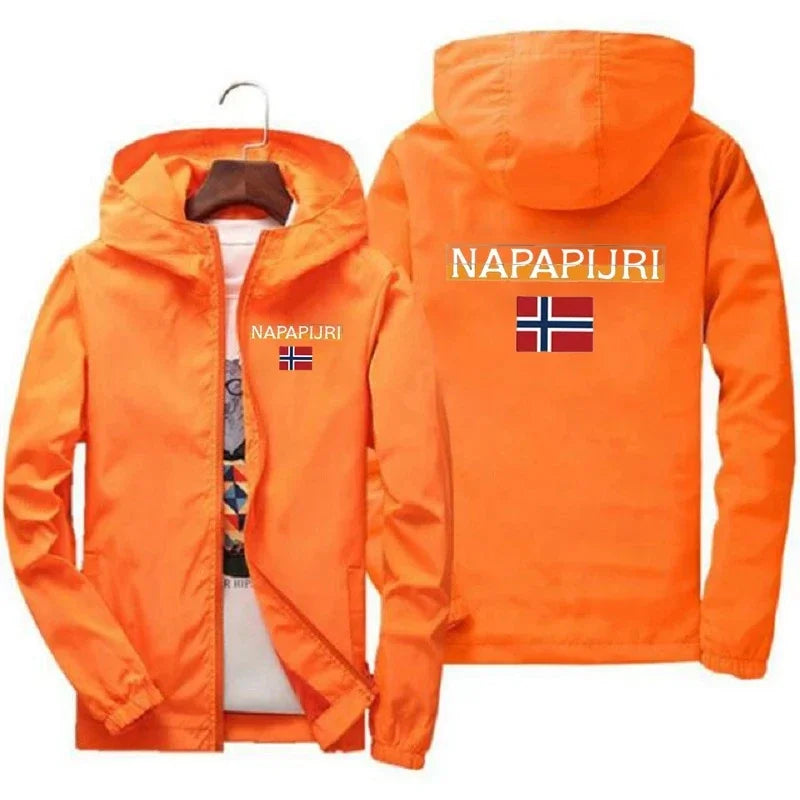 Men's Attack on Titan Hooded Jacket Zipper Lightweight Comfortable Camping Hiking Outdoor Travel Spring and Autumn