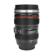 1pc SLR Camera Lens Cup Camera Lens Model Stainless Steel Casual Cup with Lid Coffee Mug White Black Coffee Mugs Creative Gift