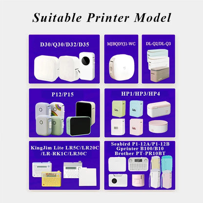 Phomemo D30 Q30/31 Mini Label Printer Paper Printing Label Waterproof Oilproof Scratch-Resistant Price Label Laser Sticker