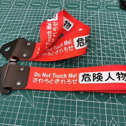 Correa de remolque colgante para coche con cultura de carreras JDM, cuerda de remolque, cinta, parachoques, accesorios para NOS HKS Initial D