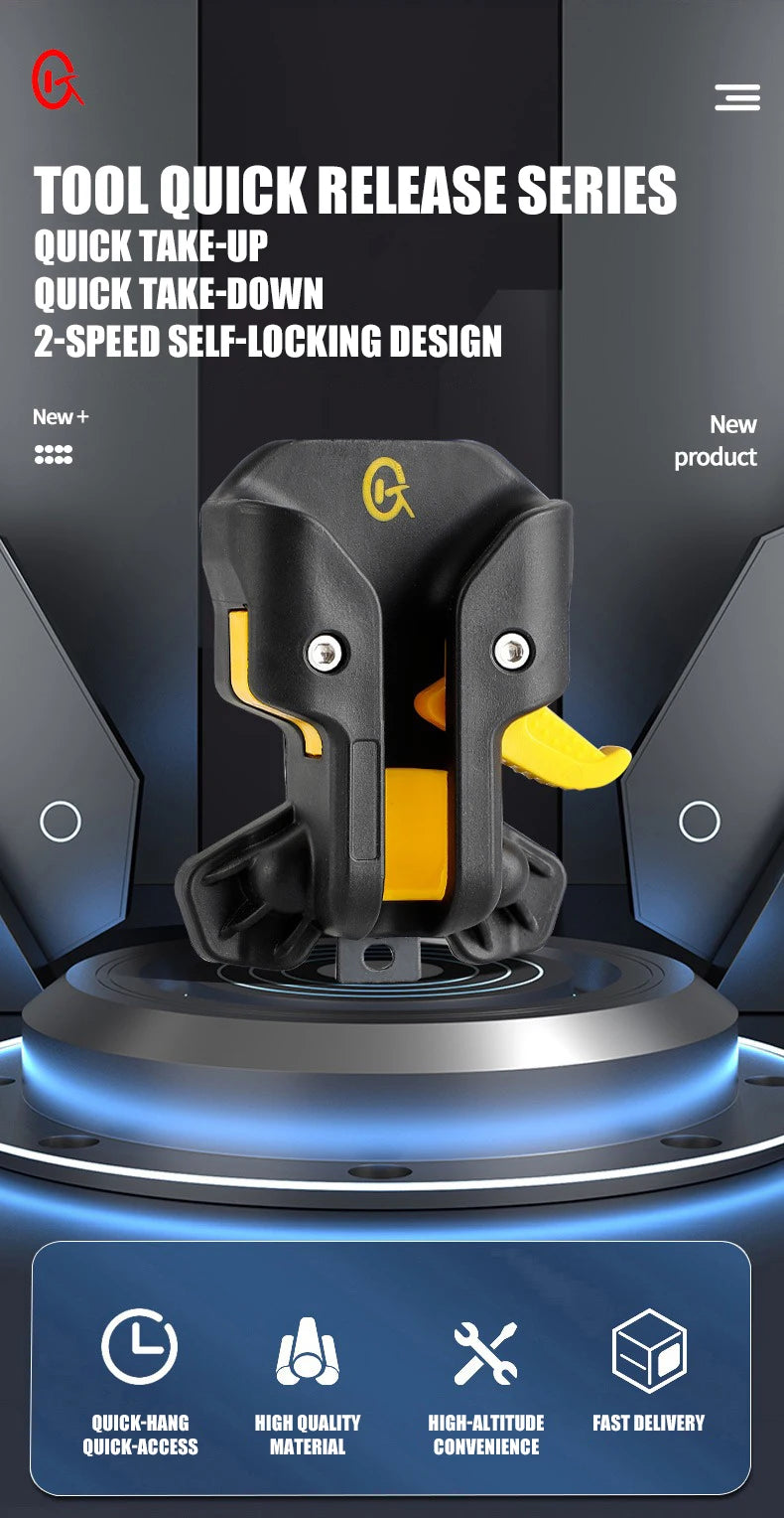 Portable Power Tools Quick Hanging Hooks Power Tool Quick Release Drill Portable Storage Self-Locking Hooks