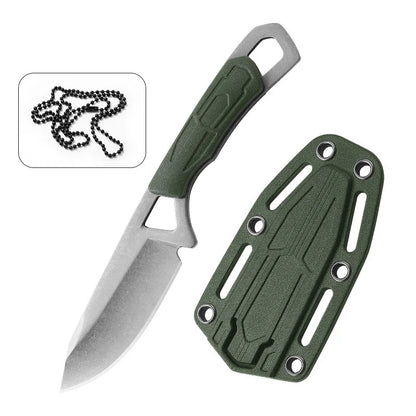 1PC Outdoor Stainless Steel Mini Knife High Hardness Defensive Folding Knife EDC Multi-purpose Camping Survival Portable Knife