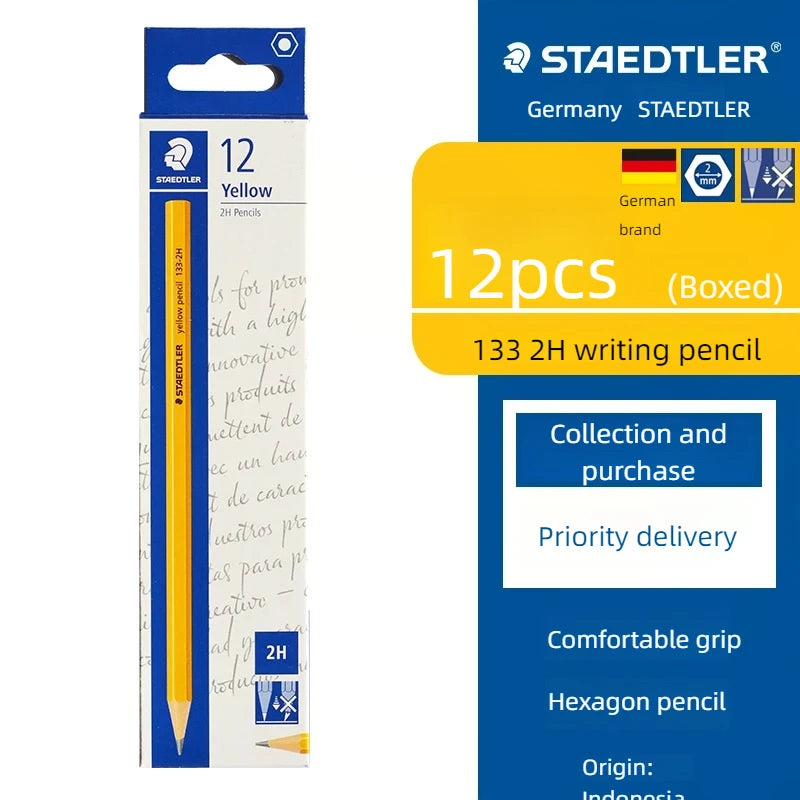 12pcs STAEDTLER Pencil HB/2B School Stationery Office Supplies Drawing Sketch Pencil Student Art Supply
