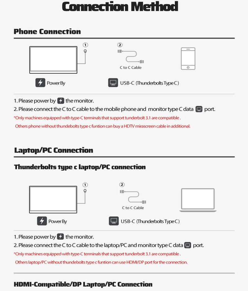 ZEUSLAP 16" 2.5K 144hz Portable Monitor 2560*1600 16:10 100%sRGB 500Cd/m²  Travel Gaming Display for Laptop Switch ps4 ps5 Xbox