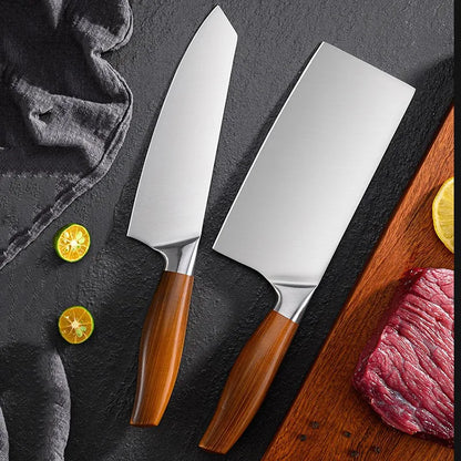 Kitchen Knife Stainless Steel Slicing Cleaver Japanese Chef Fish Cutting Vegetables Meat Cooking Knives Set Tools Kitchen Knives