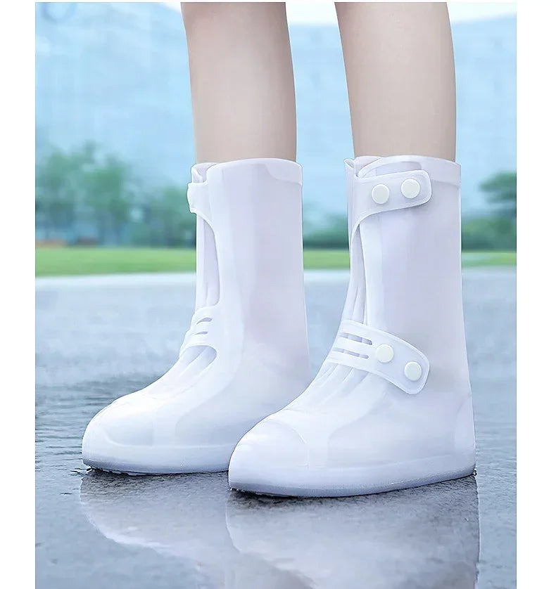 Rain Boot Covers Waterproof Anti Slip Shoe Cover Cubre Zapatos Para La Lluvia De Silicona Cubierta Ipermeable Para Lluvia XXL
