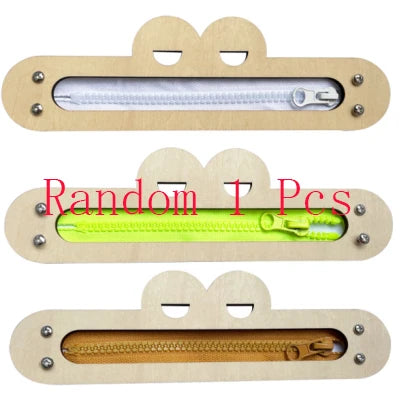 Kindergarten Montessori Wooden Busy Board Castle Gear Crocodile Zippers Geometric Jigsaw Puzzles Montessori Toy Educational Toys
