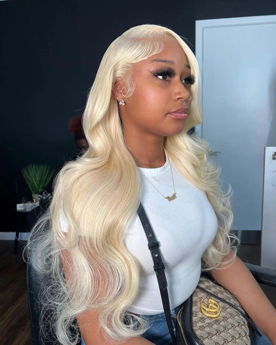 30 40 Inches Body Wave 613 Honey Blonde Lace Wig HD Transparent 13x4 Lace Front Human Hair Wigs Colored 13x6 Lace Frontal Wigs