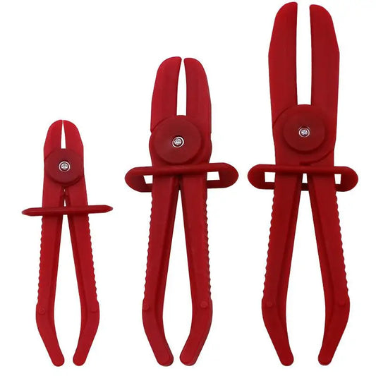 Nylon Hose Clamp Pliers for Car Repair; 1/3 Set Hands Free Brake Fuel Water Line Clamp Tool