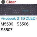 Keyboard Cover for ASUS Vivobook 15 Pro 15X OLED GO S S15 N6506 S5507 S5506 M5506 X1505 M1505 K3504 Silicone Protector Skin Case