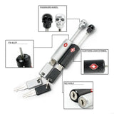 50LE TSA Safe Travel Baggage Luggage Suitcase Lock Padlock With Key Travel 2 Colors