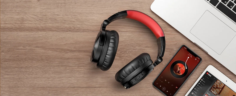 Oneodio Pro C Wireless Bluetooth 5.2 Headphones Over Ear With Microphone Hi-Res Audio Wired&Wireless Headset 110h Playtime AAC