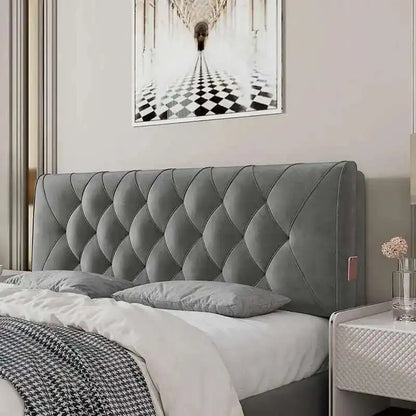 Backrest Soft Bag Bed Headboards for Hotel Headboards American Flannel Cloth Skin-Friendly Light Luxury Household Bed Headboards