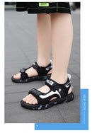 Kids Boys Trendy Camouflage Platform Strap Sandals Lightweight Soft Sole Non-slip Girls Children For Summer Outdoor Beach Shoe