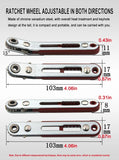 Multifunctional Bidirectional Forward and Reverse Ratchet Screwdriver Elbow Flat Head Wrench Cross Screwdriver Slotted Tool