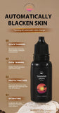10ml Tanning Oil for Outdoor Beach Sunbathing, Body Tanning Essential Oil Drops, Natural Brown Tone, Formaldehyde-Free