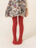 Meia-calça de algodão com bowknot para crianças, calças justas para bebês, colante de malha para crianças, primavera outono e inverno, 0 a 12 anos
