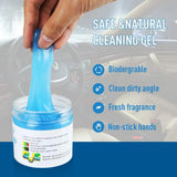 Seametal gel de limpeza do carro multifuncional saída ventilação ar painel portátil ferramenta limpeza mágica lavagem lama removedor poeira sujeira limpa