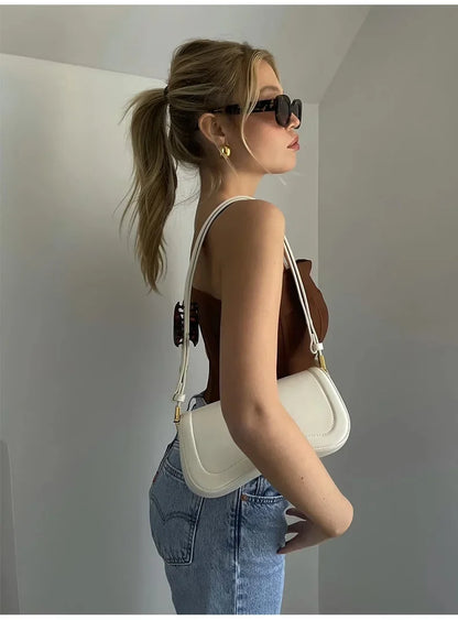 JW PEI Fashionable Trendy Adjustable Crossbody Bag Vintage Women's Shoulder Bag Pudding Bag JOYFashionable 1C56