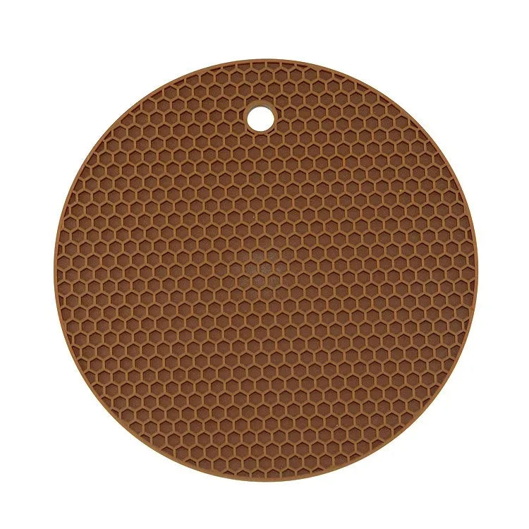 18/14cm Round Heat Resistant Silicone Mat Drink Cup Coasters Non-slip Pot Holder Table Placemat Kitchen Accessories Onderzetters