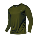 Camiseta transpirable de secado rápido, camisetas deportivas, ropa de entrenamiento, camiseta de manga larga para hombre, accesorios de gimnasio para correr de otoño, fitness para hombre.