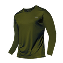 Camiseta transpirable de secado rápido, camisetas deportivas, ropa de entrenamiento, camiseta de manga larga para hombre, accesorios de gimnasio para correr de otoño, fitness para hombre.