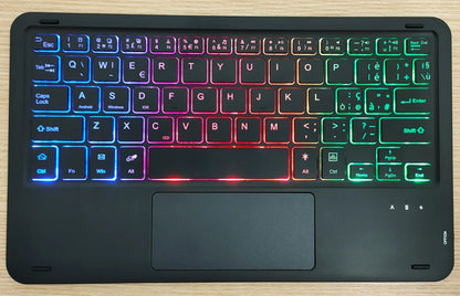 Bluetooth Keyboard Case For Xiaomi Pad 7 7 Pro 11.2 Trackpad Tablet Case Russian Arabic Hebrew Spanish Korean French Keyboard