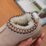2026 New Fashion Children's Ankle Boots Soft Winter Causal Girls Cotton Shoes Solid Color Kids School Plush Boots Warm Shoes