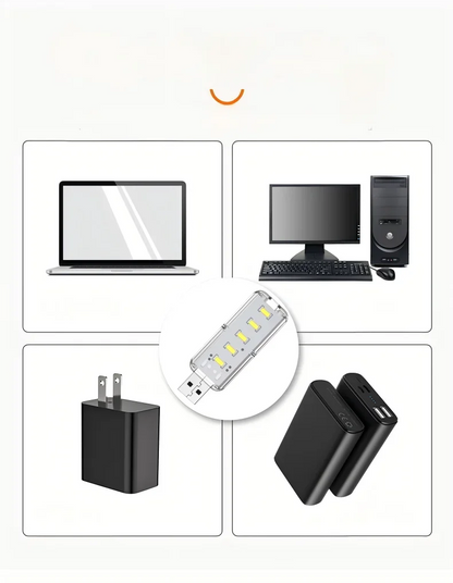 Portable Dimmable Touch Control 10LEDs USB Night Light 5V Bulb for Bedroom Study PC Laptop Mobile Power Bank Plug in Lighting