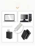 Portable Dimmable Touch Control 10LEDs USB Night Light 5V Bulb for Bedroom Study PC Laptop Mobile Power Bank Plug in Lighting