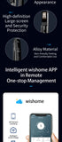 Wishome Biometric Recognition Smart Door Lock remote control Fingerprint Password IC Card APP Wifi Lock Unlock