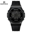 NAVIFORCE NF7117 Sports Watch for Men 5ATM Waterproof Multifunction Electronic Watch Men's LCD Digital Wristwatch
