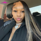 Upgrade 13x6 Highlight Wigs Human Hair for Women 1B 27 Blonde Lace Front Wig Pre Plucked 13x4 Highlight Blonde Human Hair Wigs