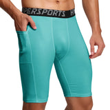 2025 Compression Shorts Men Summer Sportswear Training Tights Gym Fitness Leggings Short Pants Sport Bottoms Running Shorts Men