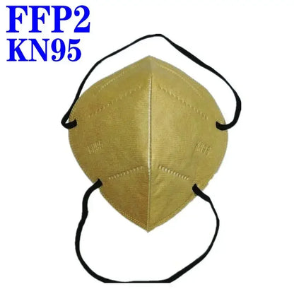 FFP2 headband Mascarillas CE KN95 Mask Black White 5 Layers Face Mask KN95 Filter Respirator mouth Mask Adults filter