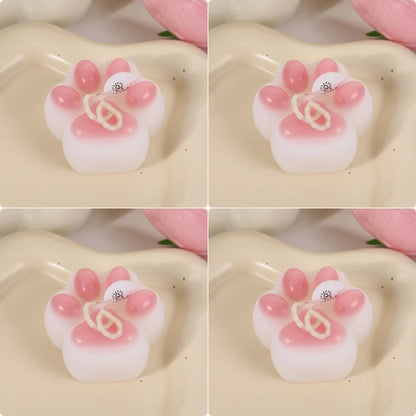 1pc/4pc Cat Paw Design Scented Candle ,For Birthday, Valentine's Day, Diy Home Decoration, party decoration, wedding souvenirs