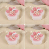 1pc/4pc Cat Paw Design Scented Candle ,For Birthday, Valentine's Day, Diy Home Decoration, party decoration, wedding souvenirs