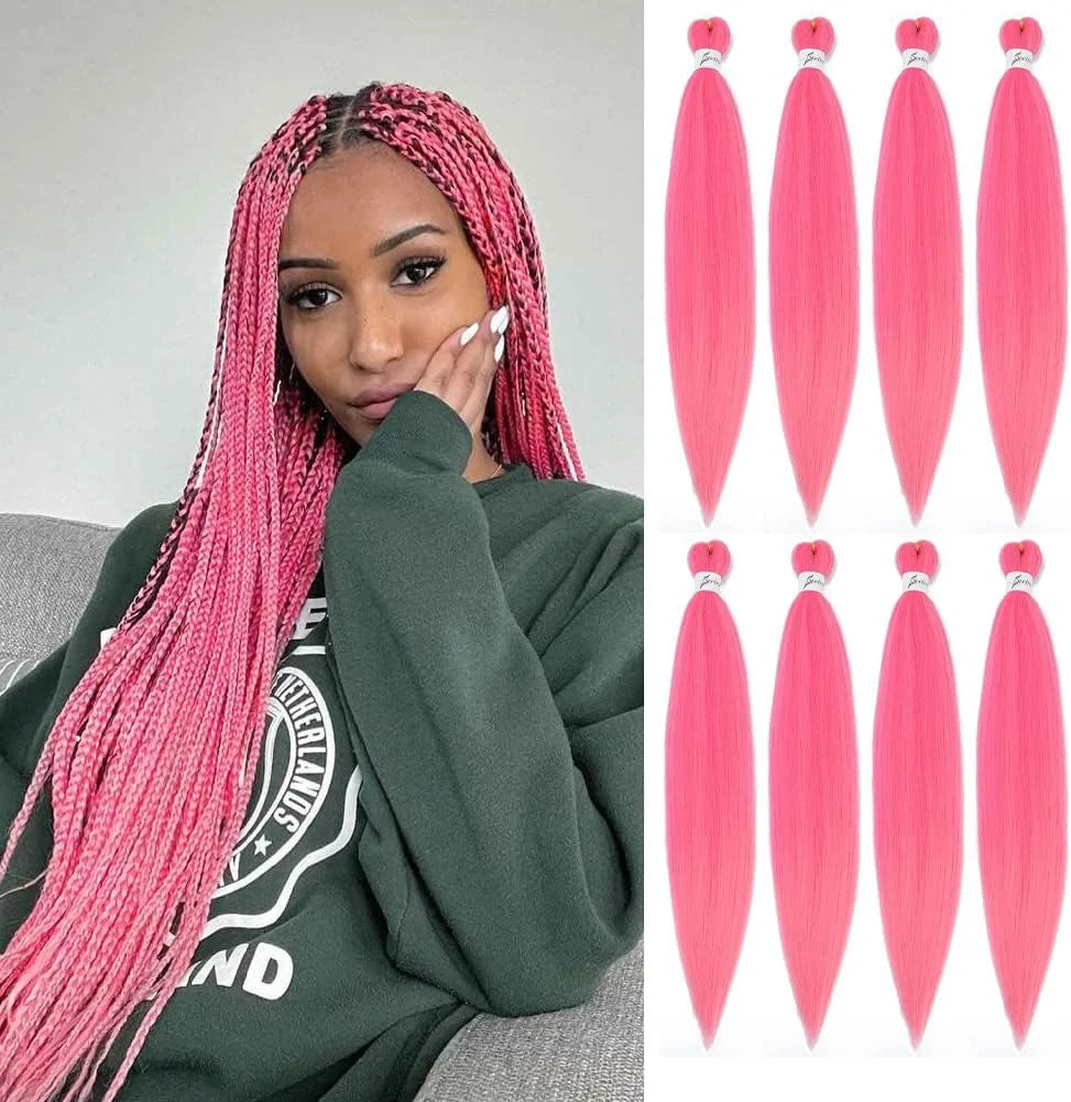 Trança de cabelo pré esticado extensões de trança sintética trança jumbo para paixão senegalesa caixa de torção trança pacotes de cabelo soku