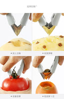 1pcs Strawberry Steel Pineapple Eye Peeler Fruit and vegetable Practical Seed Remover Clip Fruit Tools Kitchen Gadgets