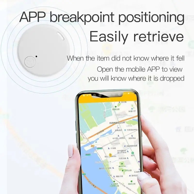Smart Mini GPS Tracker Key Kids Car Finder Pets Locator Bluetooth Tracker Device Anti-lost Reminder Device Locator Accessories