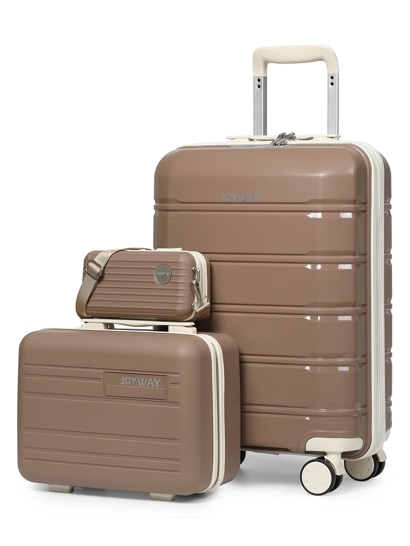 Joyway Travel Luggage Sets, Stylish Carry On Checked Suitcase Set,Sturdy Durable Scratch-resistant,TSA Lock,Spinner Wheels